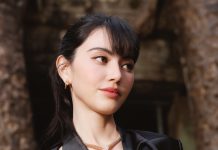 Davika Hoorne and Mile – Phakphum Romsaithong join the BVLGARI AETERNA event in Siem Reap, Cambodia