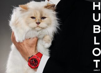CHOUPETTE แมวผู้โด่งดังและได้รับการดูแลเอาใจใส่อย่างดีมากที่สุดในโลก  ขึ้นแท่นเป็นดาวเด่นในแคมเปญฉลองครบรอบ 20 ปีนาฬิกา BIG BANG ของ HUBLOT