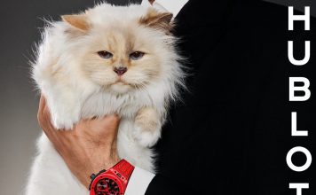 CHOUPETTE แมวผู้โด่งดังและได้รับการดูแลเอาใจใส่อย่างดีมากที่สุดในโลก ขึ้นแท่นเป็นดาวเด่นในแคมเปญฉลองครบรอบ 20 ปีนาฬิกา BIG BANG ของ HUBLOT