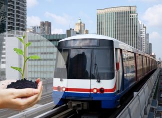 BTS จัดกิจกรรม “Clean Air We Share ขบวนลมหายใจสะอาด” แจกต้นไม้ฟอกอากาศกว่า 4,500 ต้น