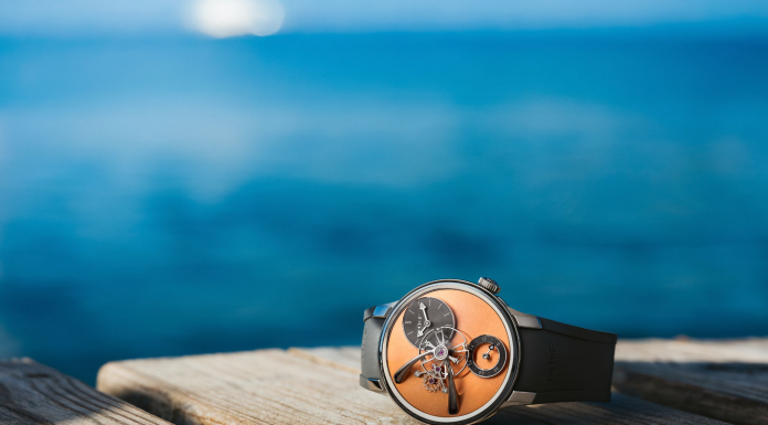 MB&F เฉลิมฉลอง 20 ปี เปิดตัว LM101 EVO รุ่นใหม่ โทนหายาก Salmon และ Peacock Green พร้อมกลไกสุดหรู